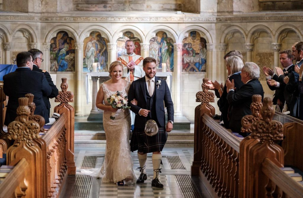 Wedding party in St Andrews