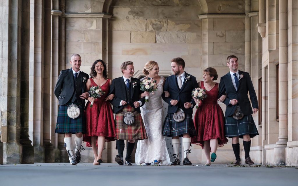 Scottish wedding in St Andrews