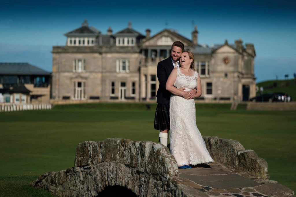 Scottish wedding in St Andrews