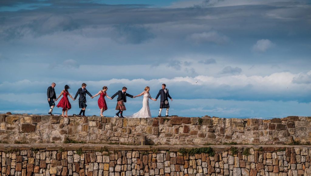 Scottish wedding in St Andrews